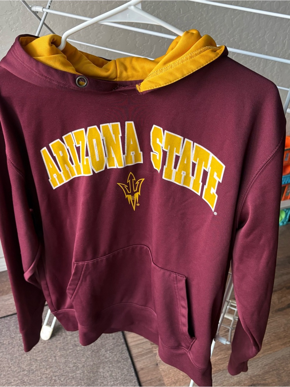 Campus Heritage Maroon and Gold Arizona State Pullover Hoodie